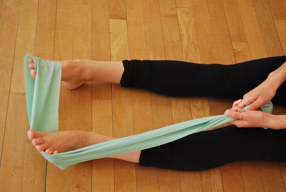 3 Basic TheraBand Exercises to Increase Turnout and Strengthen