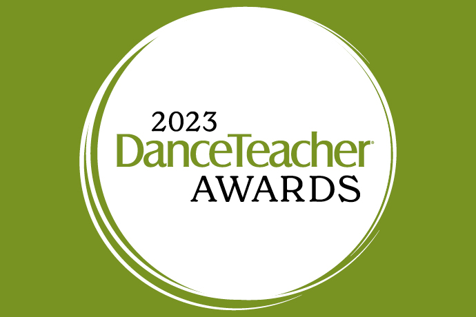 A green and white logo reading: 2023 Dance Teacher Awards.