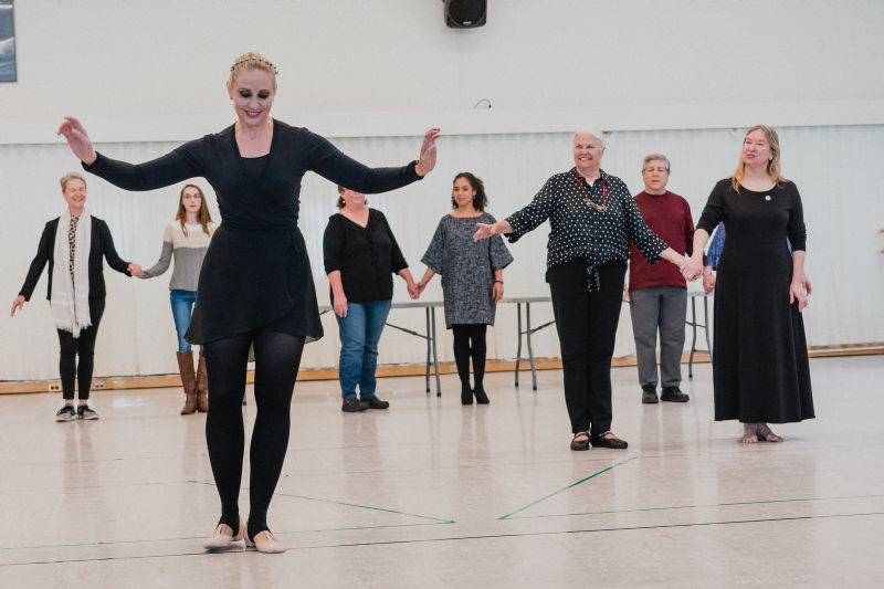 KRISTI DECAMINADA TEACHING AT SAN FRANCISCO BALLET.