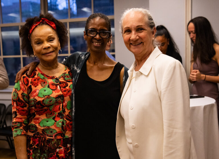 From left: 2023 DT Awardees Caridad Martinez, Sheila Barker, and Ana Marie Forsythe.