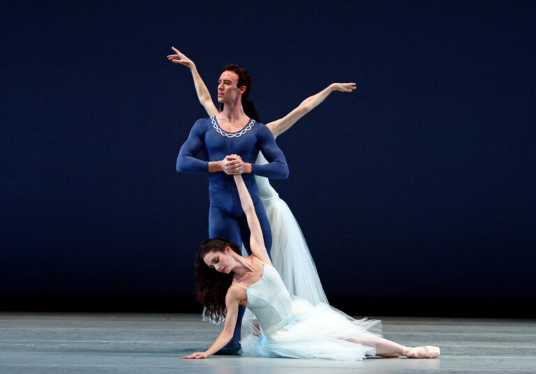 Ady in Balanchine’s Serenade, with Julie Diana and Arantxa Ochoa.