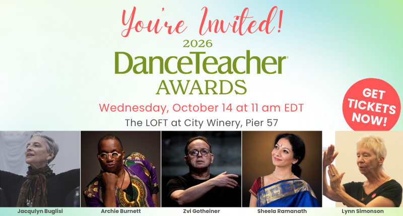 2026 Dance Teacher Awards – Get Tickets Now