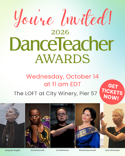 2026 Dance Teacher Awards – Get Tickets Now